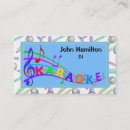 Search for karaoke business cards Music