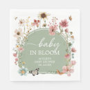 Search for baby in bloom napkins Floral