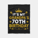 Search for 70th birthday blankets Years