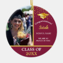 Search for graduation ornaments Class of 2024