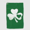 Search for shamrock golf towels Irish