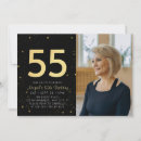 Search for 55th birthday invitations Elegant