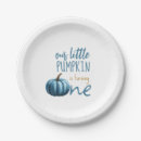 Search for blue pumpkin plates Our little pumpkin