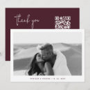 Search for burgundy thank you cards Bride and groom
