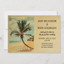 Search for florida wedding invitations Palm tree