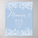 Search for something blue bridal shower signs Modern