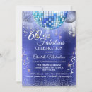 Search for disco 60th birthday invitations Retro
