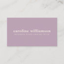 Search for lilac business cards Elegant