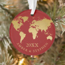 Search for world map ornaments Globe