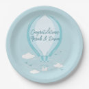 Search for hot air balloon paper plates Pastel