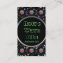 Search for rock and roll business cards Retro