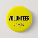 Search for volunteer buttons Yellow