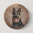 Search for german shepherd dog buttons Animals