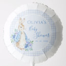 Search for blue gingham balloons Baby boy