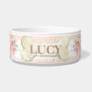 Search for pink dog bowls Whimsical