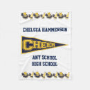 Search for cheerleading blankets Blue