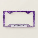 Search for license plate frames Glam