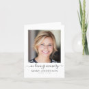 Search for in loving memory thank you cards Picture