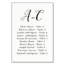 Search for assignment table cards Seating
