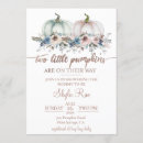 Search for twin pumpkin invitations Sweet little pumpkin