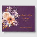 Search for plum wedding guest books Watercolor