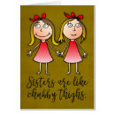 Search for funny sister birthday cards Typography