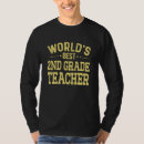 Search for 2nd grade teacher tshirts World's