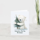 Search for polar bear christmas cards Cute