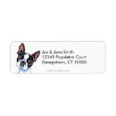 Search for boston terrier return address labels Cute