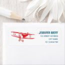 Search for airplane return address labels Airplane baby shower