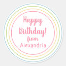 Search for happy birthday name stickers Whimsical