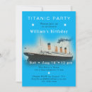 Search for titanic invitations White star line