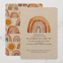 Search for boho rainbow baby girl shower invitations Modern