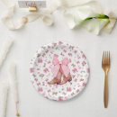 Search for pink bow plates Birthday