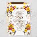 Search for sunflower birthday invitations Rustic