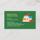 Search for tutor business cards Elegant