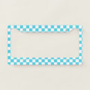 Search for checkerboard license plate frames Geometric