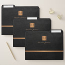 Search for classy presentation folders Monogrammed