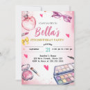 Search for sleepover invitations spa makeup birthday party