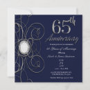 Search for blue silver anniversary invitations Party
