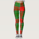 Search for red and green plaid leggings Tartan