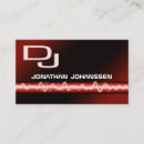 Search for deejay business cards unique