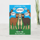 Search for alpaca birthday cards Humor
