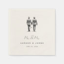 Search for gay wedding napkins Black