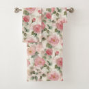 Search for pink rose bath towels Feminine