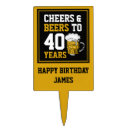 Search for 40th birthday cake toppers 40 years