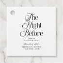 Search for rehearsal dinner favor tags Black and white