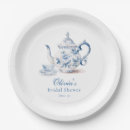 Search for blue and white china paper plates Floral
