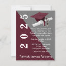 Search for burgundy and gray invitations Maroon