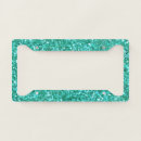 Search for teal license plate frames Sparkle